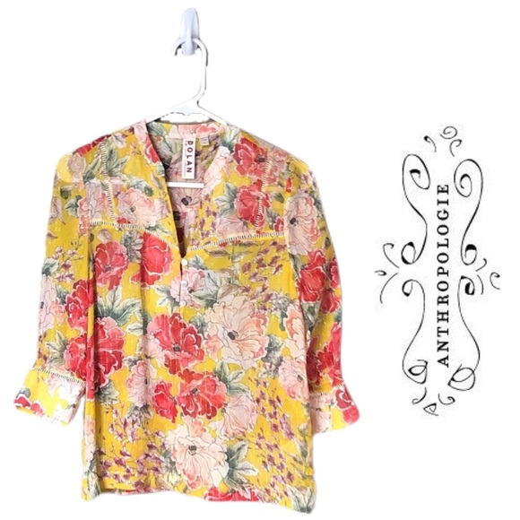 Anthropologie Dolan Blouse-I2 - Picture 1 of 8